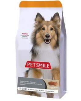 PETSMILE CHICKEN AND SWEET POTATO ขนมสุนัข เพ็ทสไมล์ ไก่และมันเทศหวาน อบแห้ง ขนาด 500 g x