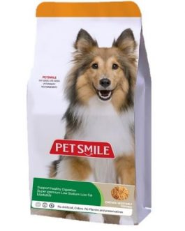 PETSMILE CHICKEN VEGETABLE TOPPING ขนมสุนัข เพ็ทสไมล์ ไก่และผักป่น อบแห้ง ขนาด 160 g