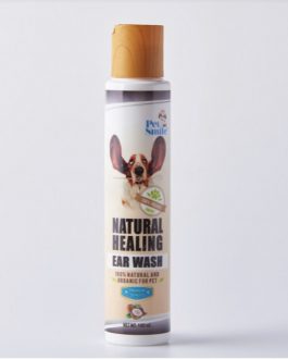 PETSMILE PREMIUM Organic Healing Ear Wash for Dog   100ml รักษาไรในหู ทำความสะอาดหู